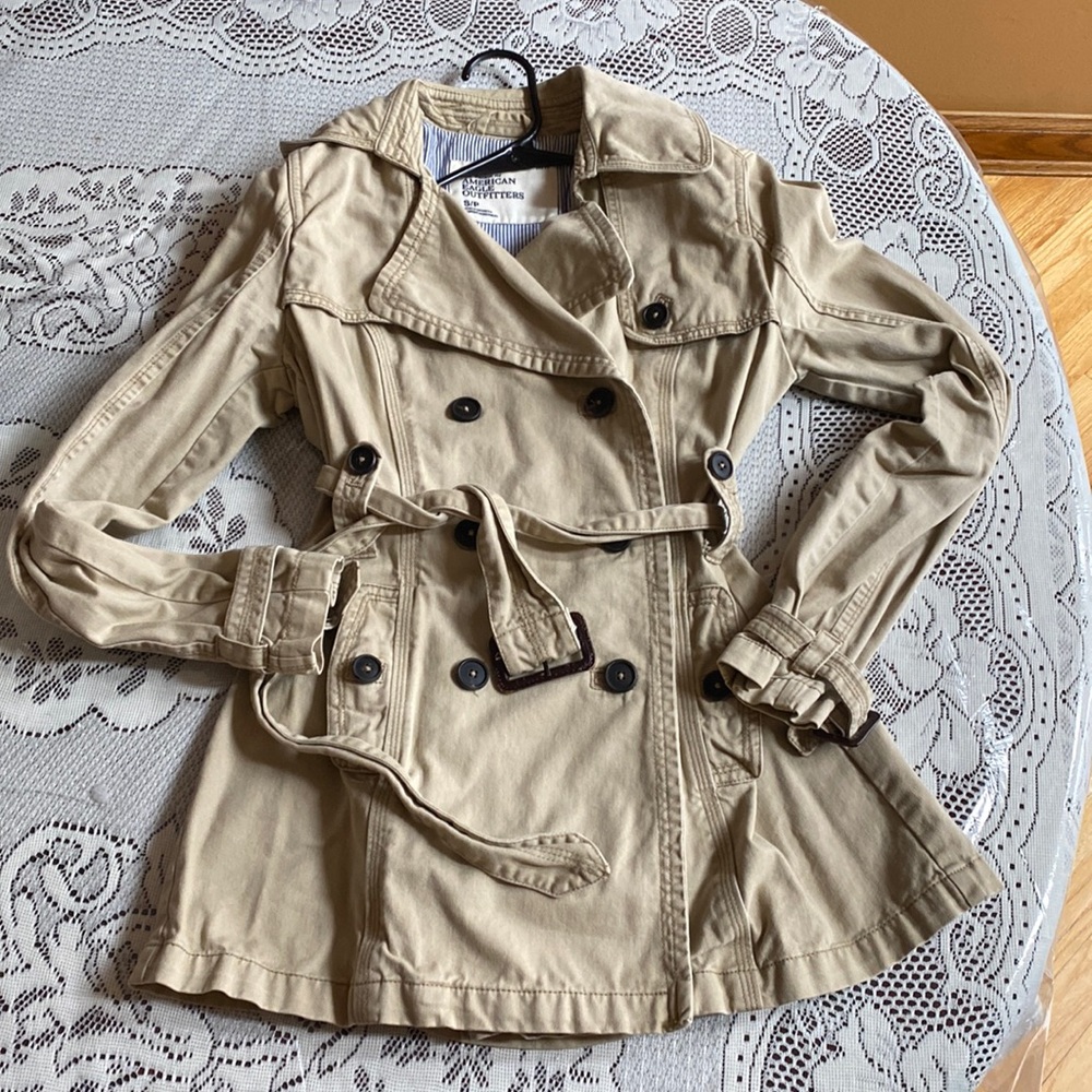 American Eagle Khaki Trenchcoat